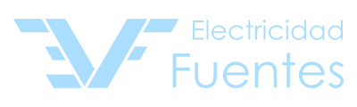 Logotipo Electricidad Fuentes - Electricista Logroño - Azul eléctrico - Mini